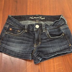 American Eagle dark denim short size 2